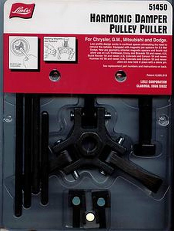 Lisle 51450 Harmonic Damper Pulley Puller - Image 4