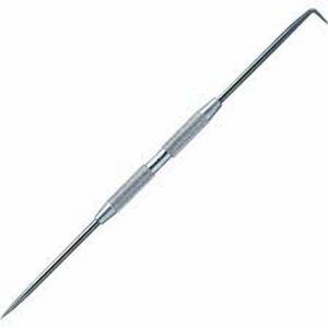 Machinist's Scriber with 2 Fixed Points,Staight x 90° Bent, 8-5/8"Long # 80 2Pcs