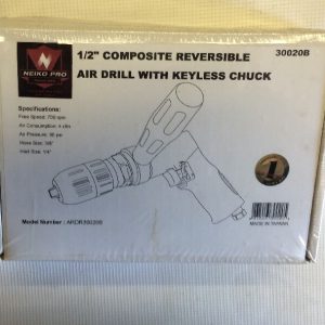Neiko 30020B 1/2" Composite Reversible Air Drill With Keyless Chuck