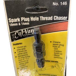 CALVAN 146 SPARK PLUG HOLE THREAD CHASER 10mm, 14mm