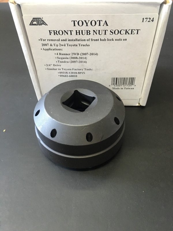CTA 1724 Toyota Front Hub Nut Socket
