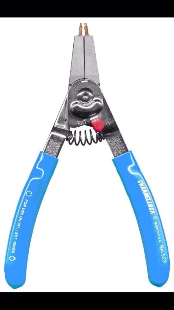 Channellock 927 8" Snap Retaining Ring Pliers Made in USA - Image 5