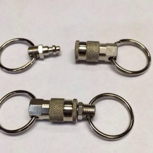 Coupler And Plug Key Ring Chain (qty 2)