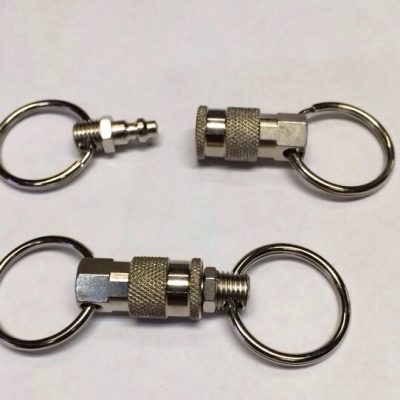 Coupler And Plug Key Ring Chain (qty 2)