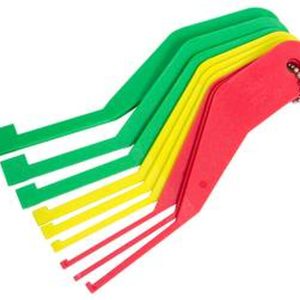 LISLE 81850 COMBINATION BRAKE LINING THICKNESS GAUGE SET - 9 PIECE