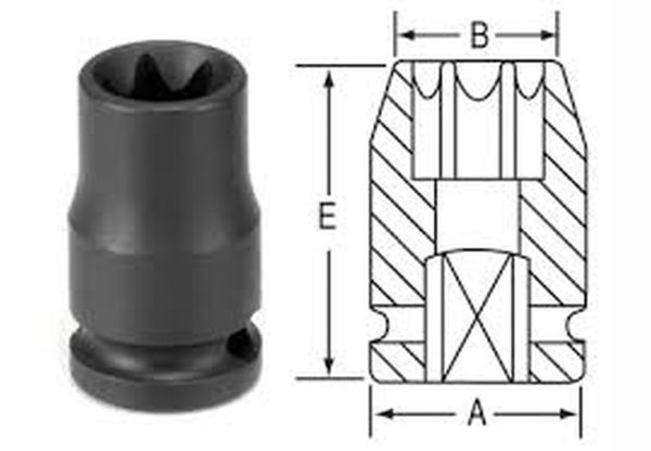 LISLE TORX SOCKET SET  E6 TO E16 ~USA MADE~ #26750 - Image 3