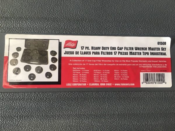 Lisle 61500 17 Piece Heavy Duty End Cap Wrench Set - Image 3