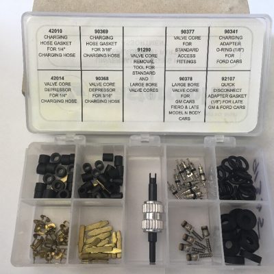 Mastercool 91335 Universal Charging hose replacement parts assortment kit