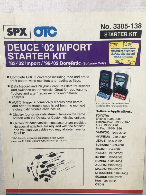 OTC 3305-138 DEUCE 02 IMPORT STARTER KIT