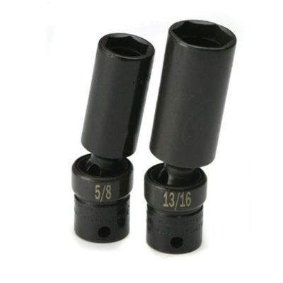 SK 33302 2 Piece 3/8-Inch Drive 5/8-Inch and 11/16-Inch Swivel Spark Plug Socket