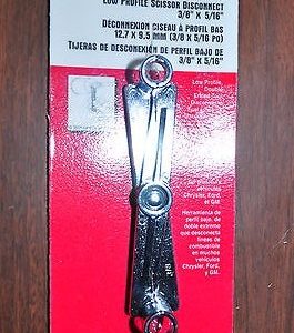 Scissor Disconnect 3/8" x 5/16" Low Profile Chrysler, Ford, and GM  Lisle 63720