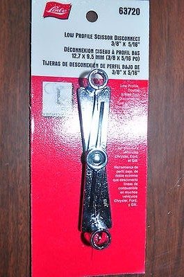 Scissor Disconnect 3/8" x 5/16" Low Profile Chrysler, Ford, and GM Lisle 63720