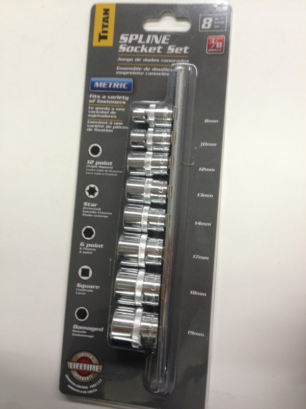 Spline Socket Set