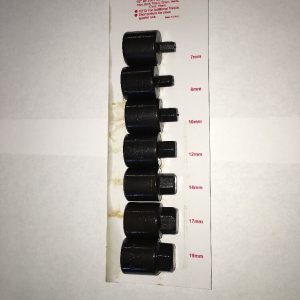 V8 3307 1/2" Drive 7 Piece Hex Socket Set