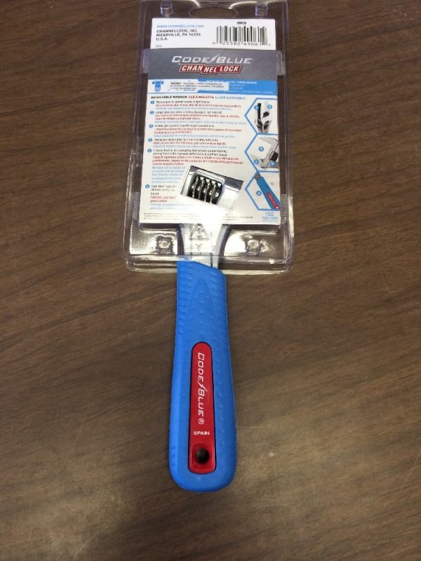 Channellock 8wcb 8" WideAZZ Code Blue Adjustable Wrench - Image 5