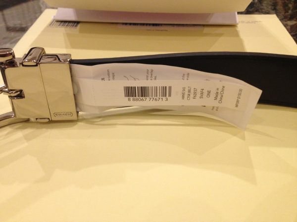 Coach F66111 Marine Belt With Coach Engraved Buckle - Image 12