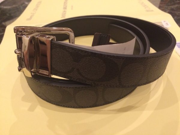 Coach F66111 Marine Belt With Coach Engraved Buckle