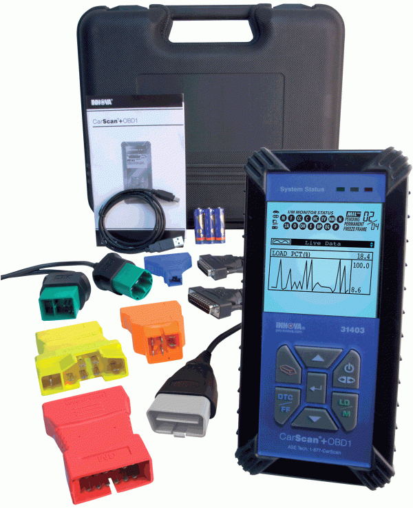 EQUUS INNOVA 31403  CarScan® + OBD1 and OBD2