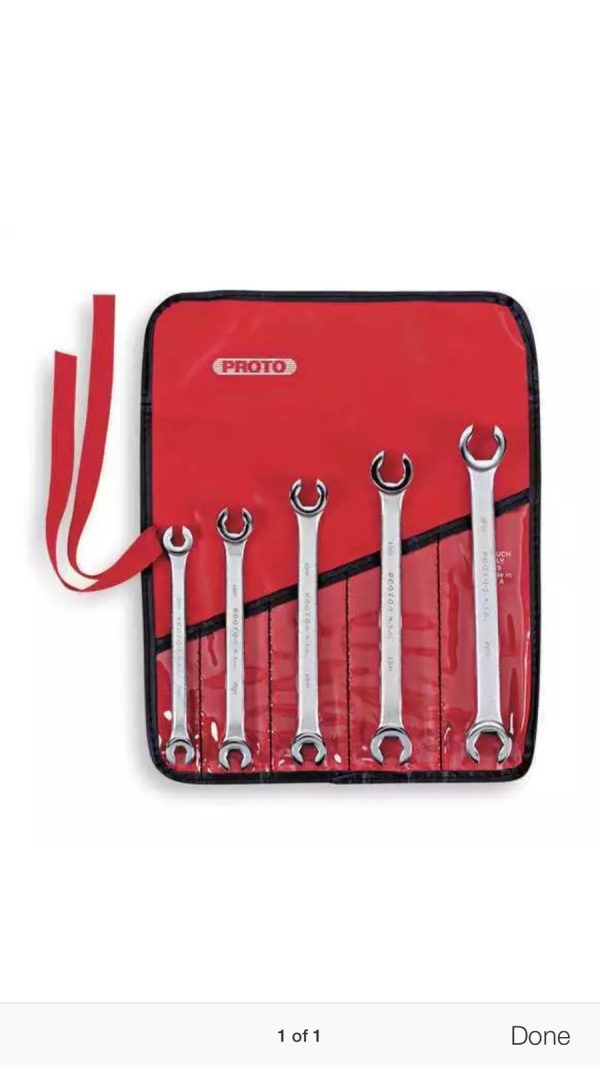 Flare Nut Double End Wrench Set, Proto, J3700M - Image 3