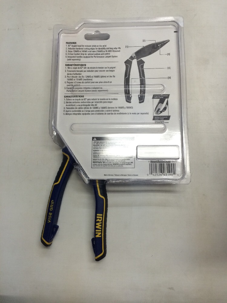 IRWIN 1902419 Vise Grip, ErgoMulti long pliers 8 Inch 62 Degrees - Image 4