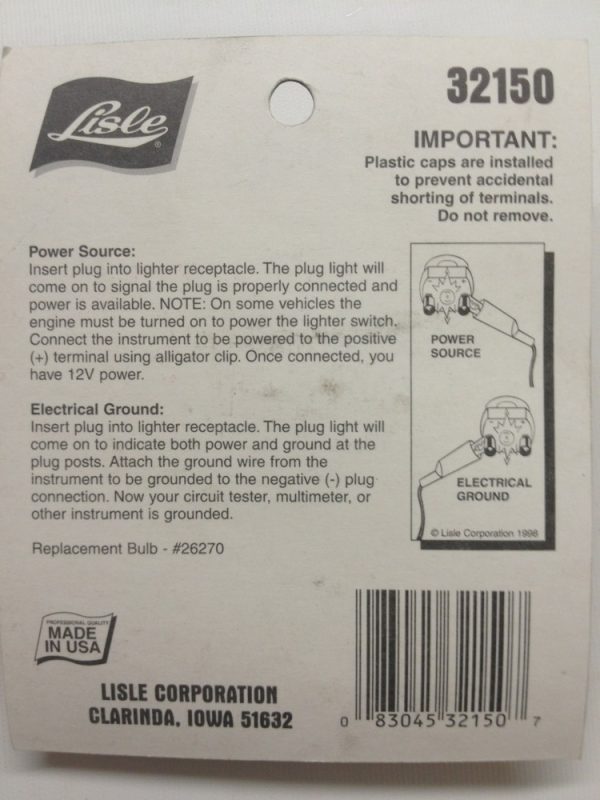 LISLE 32150 Power Ground Outlet - Image 3