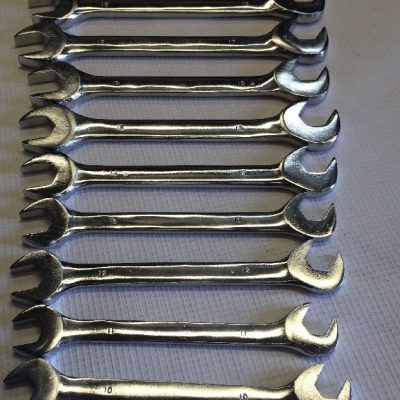 Wisdom 01-WA10M-1 10 Pezzi Metrico ad Angolo Chiave Set 10-19 MM