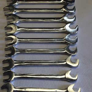 Wisdom 01-WA10M-1 10 Piece Metric Angle Wrench Set 10-19 MM