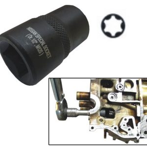 6 Points Star Head Impact Socket 1/2" Drive M12S for NISSAN