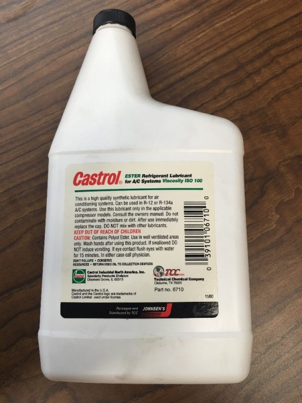 Castro Ester Refrigerant Lubricant For AC Systems 6710 - Image 6