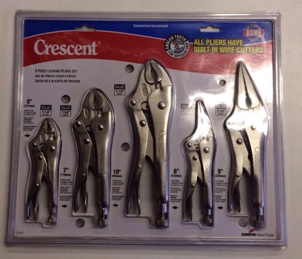 Crescent 5 Piece Locking Pliers Set - Image 3