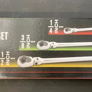 EZRED MR482XLF 3 PIECE FLEX HEAD RATCHET SET