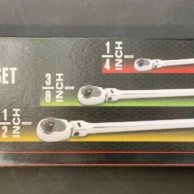 EZRED MR482XLF 3 PIECE FLEX HEAD RATCHET SET