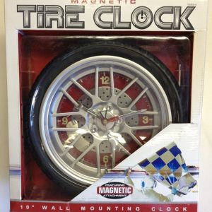 Magnetic Tire Clock 10"