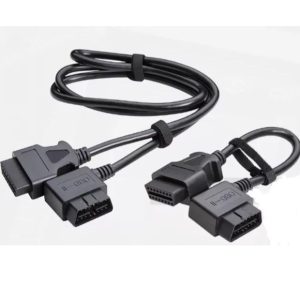 Right Angle OBDII Extension Cable Set 1 ft & 10 ft 2 pcs Steelman Pro 78757