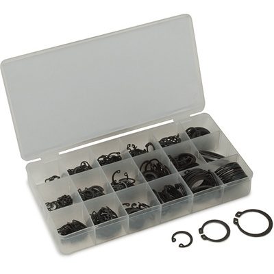 Titan Tools Snap Ring 300 Piece Assortment Kit with Storage Case