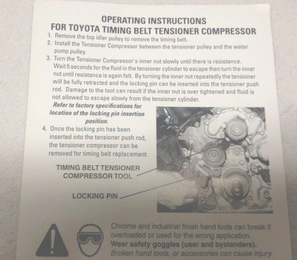 Toyota Timing Belt Tensioner Compressor - Image 4