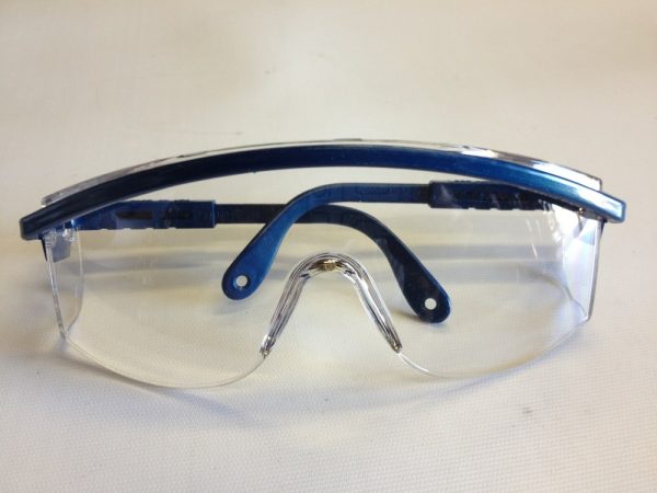 UVEX ASTROSPEC 3000 ULTRADURA HARD BLUE FRAME CLEAR LENS S129 - Image 3