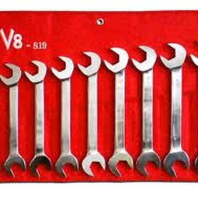 V8 Tools 819 9PC JUMBO METRIC ANGLE WRENCH