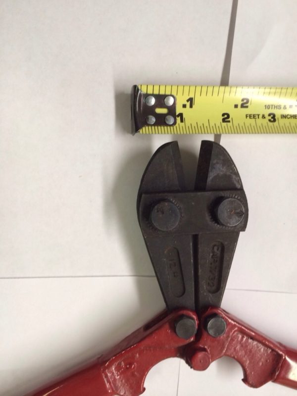Bolt Cutter 12" Long Cut 7/32 - Image 7