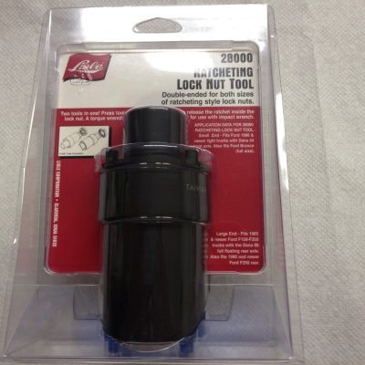 LISLE 28000 Ratcheting Lock Nut Tool for Ford F series