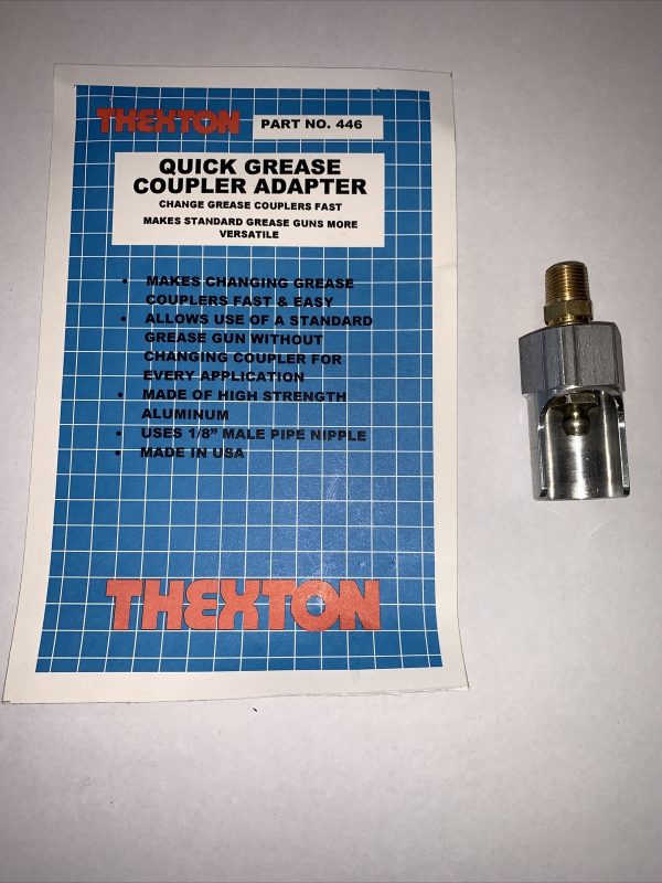 THEXTON 446 QUICK GREASE COUPLER ADAPTER