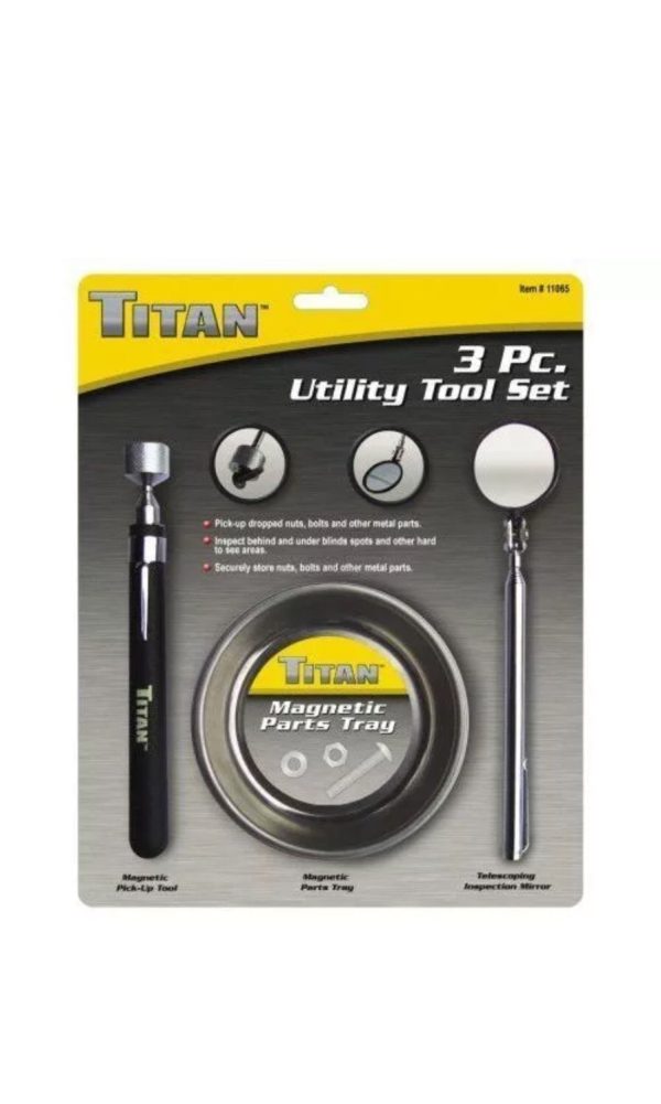 Titan 11065 Three Piece Utility Tool Set