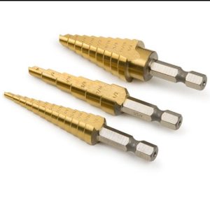 Titan 3 Piece Titanium Step Drill Bit Set