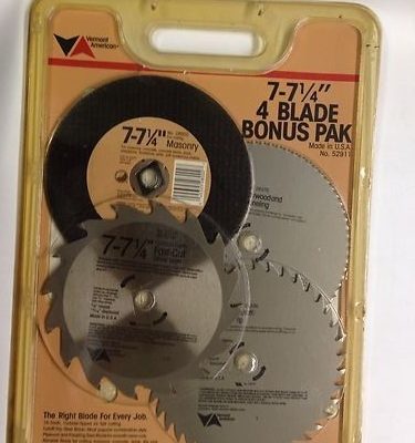 VERMONT AMERICAN 52911 - 4 Piece Circular Saw Blades