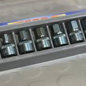 VIM 8 Piece 3/8" Square Drive Metric Stubbie Impact Driver Set 6mm Thru 19mm