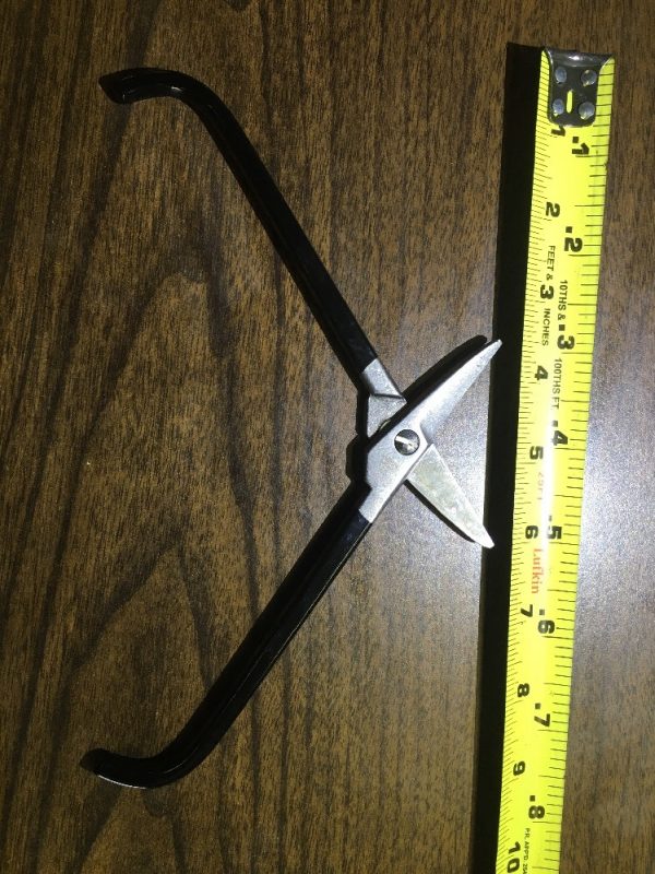 Wiss J7S Light Metal Cutting Snips Straight Blade 7" - Image 4