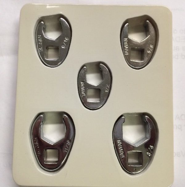 5 Piece Crowfootflare Nut Wrench 1/2 To 3/4 - Image 3