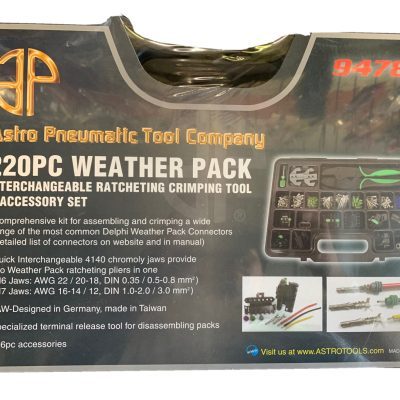 Astro Pneumatic 9478 220 Piece Interchangeable Ratcheting Crimping Set