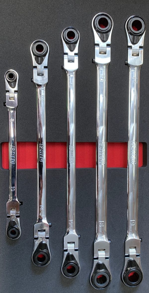 EZRED WR5ML 5 PIECE DOUBLE BOX WRENCH SET - Image 3