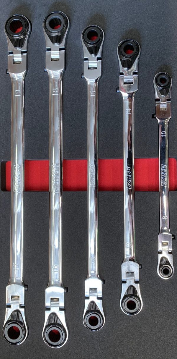 EZRED WR5ML 5 PIECE DOUBLE BOX WRENCH SET - Image 5